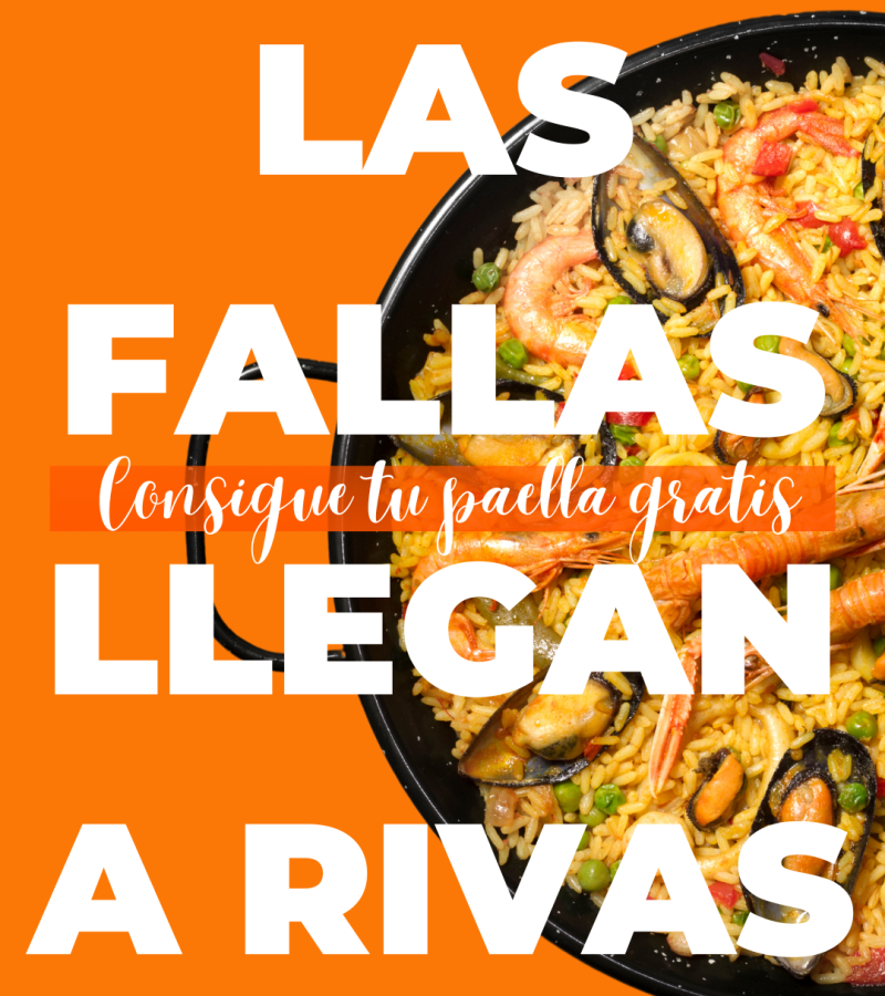 Fallas llegan a Rivas centro: paella gratis