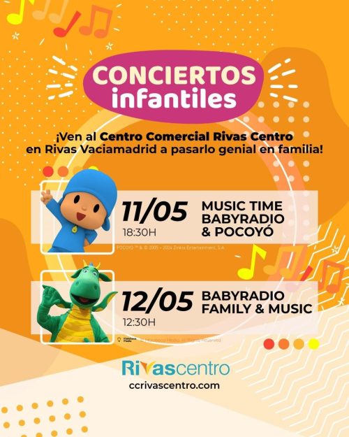 Conciertos infantiles en Rivas Centro